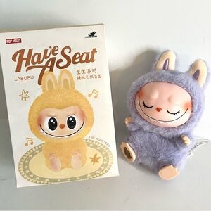 LABUBU/LAFUFU Zizi Have Seat Unique Monster Bunny Doll Keychain Plush Accessory
